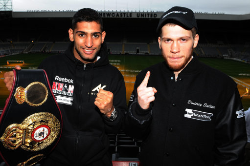 Dmitriy Salita and Amir Khan in England