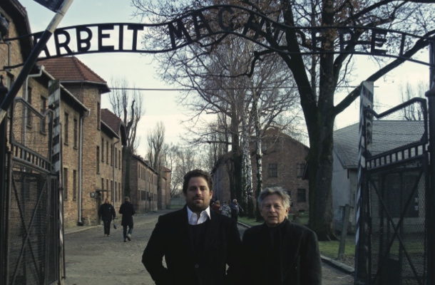 Brett Ratner and Roman Polanski at Auschwitz
