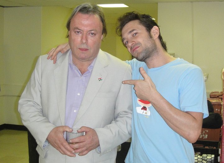 Joshie and Christopher Hitchens