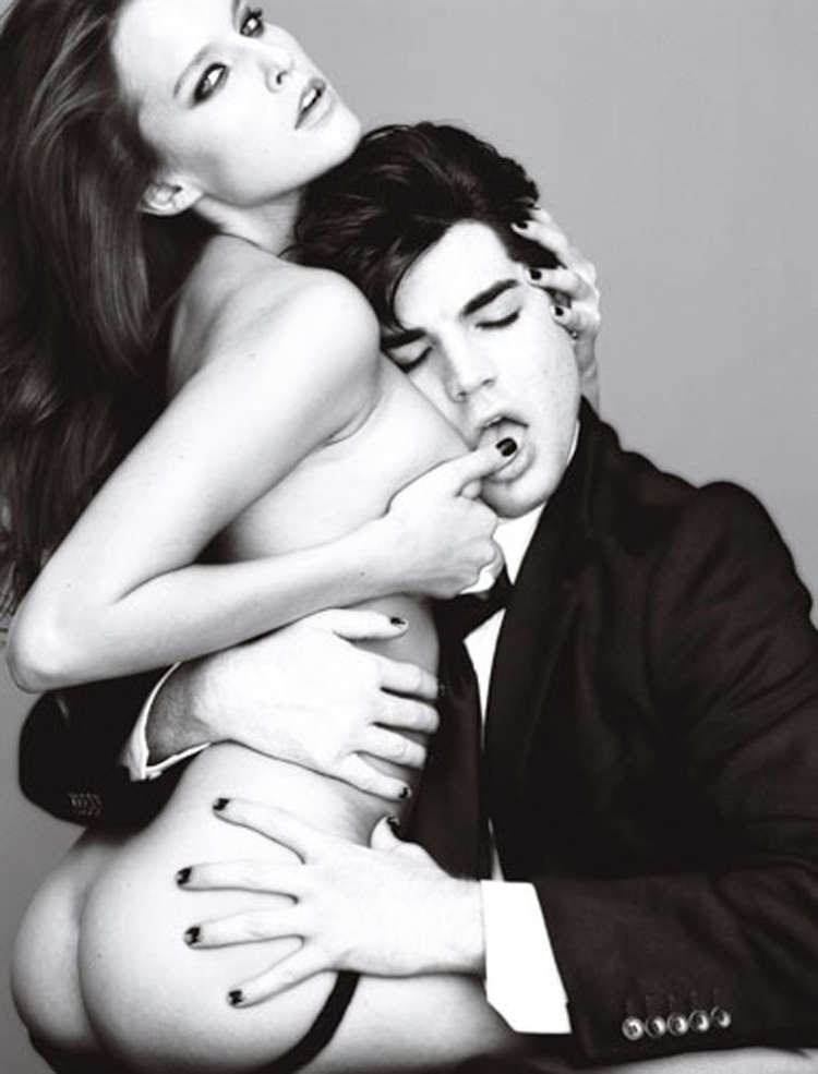 Adam Lambert with sexy chick