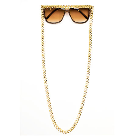 LOVE / HATE CONVERTIBLE CHAIN SUNGLASSES a-morir by kerin.rose
