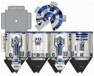 This Papercraft R2-D2 Dreidel Is The Droid You’re Looking For – Heeb